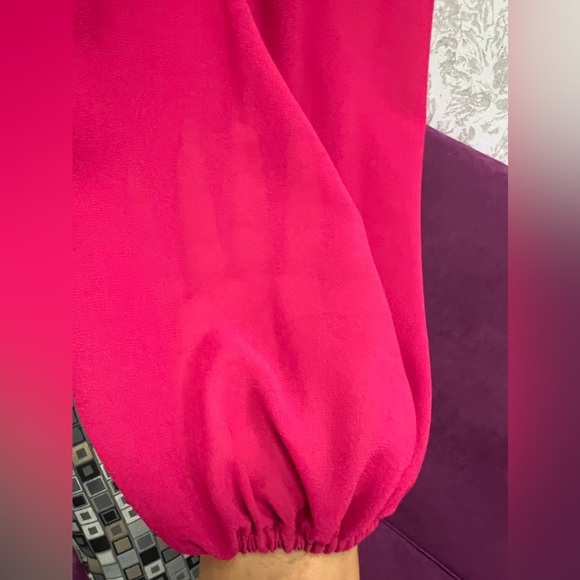 VINCE CAMUTO Women Bow Tie Crew Neck Puff Long Sleeves - Picture 9 of 11